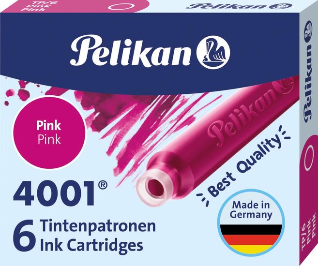 Pelikan inktpatronen 4001 roze