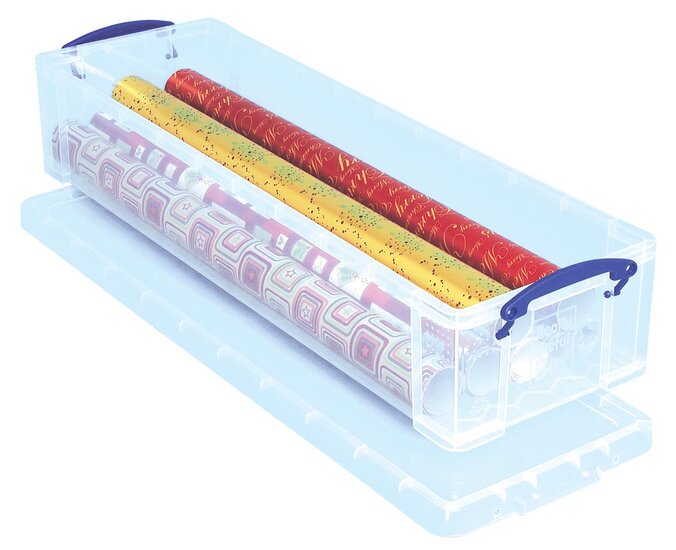 Really Useful Box opbergdoos 22 liter, transparant