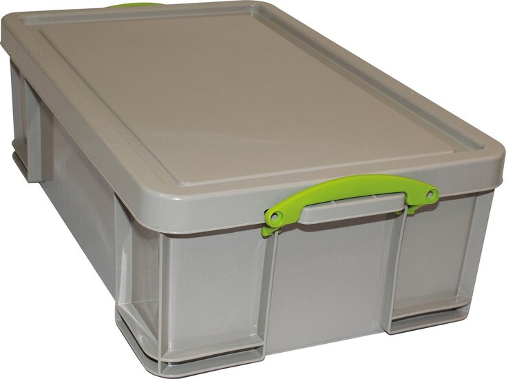 Really Useful Box opbergdoos 50 liter, gerecycleerd, grijs