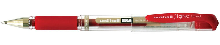 Uniball roller Signo Broad, 0,65 mm, rood