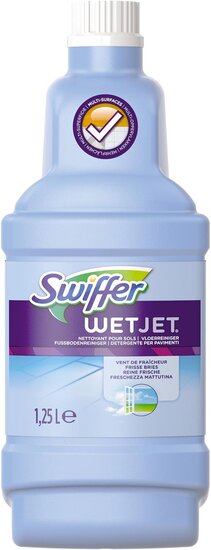 Swiffer Wetjet vloerreiniger Frisse Bries, fles van 1,25 l