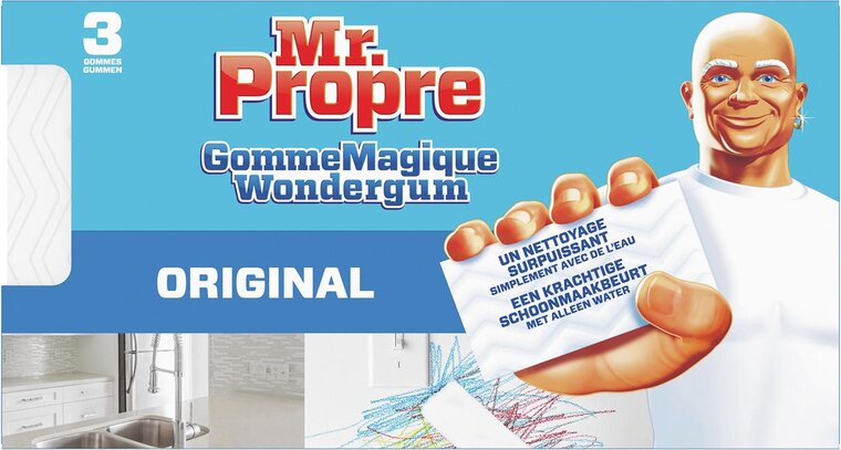 Mr. Proper wondergom Original, pak van 3 stuks