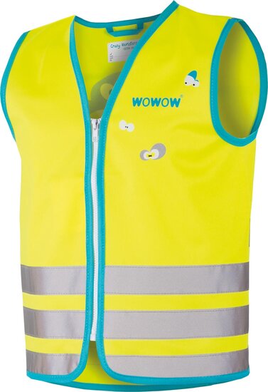 Wowow Crazy Monster Jacket fluohesje, geel, M (kind)