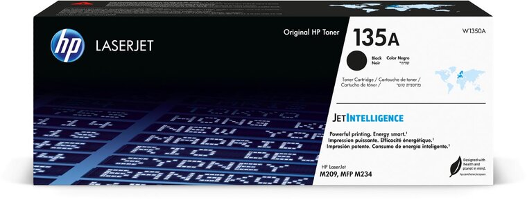 HP toner 135A, 1.100 pagina&#039;s, OEM W1350A, zwart