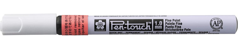 Sakura paint Marker Pen-Touch, fine, fluorescerend rood