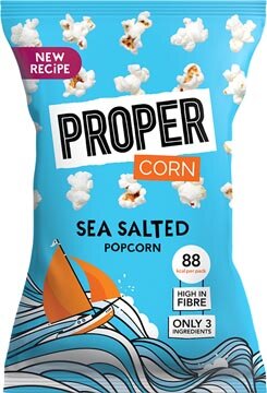 Proper popcorn Sea Salt, zak van 20 g