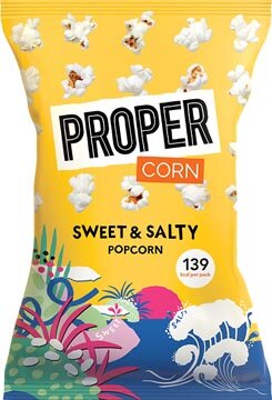 Proper popcorn Sweet &amp; Salty, zak van 30 g