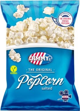 Jimmy&#039;s Popcorn Classic, zout, zak van 80 g