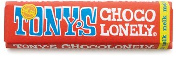 Tony&#039;s Chocolonely chocoladereep, 50g, melk