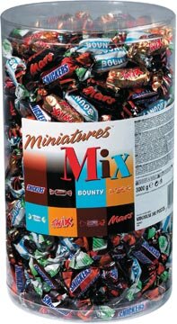 Celebrations Mixed Miniatures, tube van 3 kg (296 stuks)