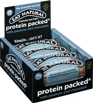 Eat Natural reep, proteine met pinda&#039;s en pure chocolade, 40g