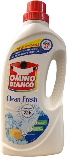 Omino Bianco Clean Fresh wasmiddel, 37 doseringen, fles van 1,48 l