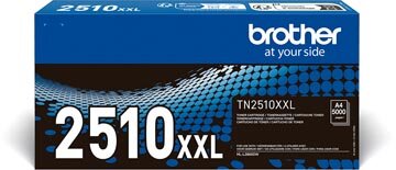 Brother toner, 5.000 pagina&#039;s, OEM TN-2510XXL, zwart