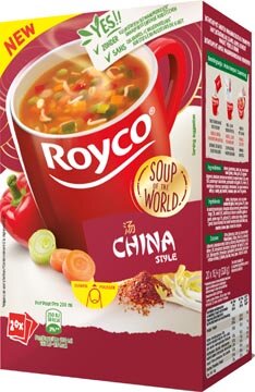 Royco Minute Soup Chinese Style, pak van 20 zakjes