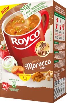 Royco Minute Soup Morrocan Style, pak van 20 zakjes