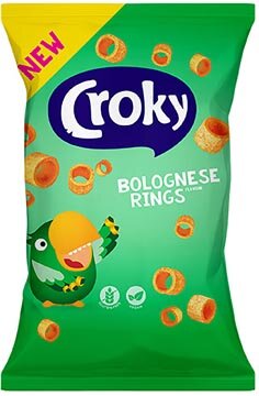 Croky rings bolognese, zakje van 75 g