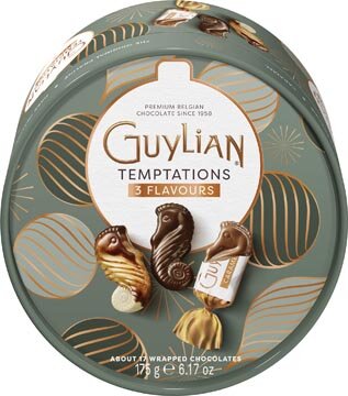 Guylian chocolade Temptations Mix, Jewel Box, doos van 175 g