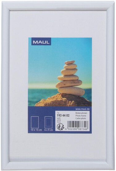 MAULart fotolijst, kunststof frame, ft 10 x 15 cm, wit