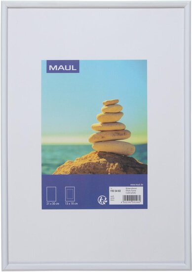 MAULart fotolijst, kunststof frame, ft 21 x 30 cm, wit