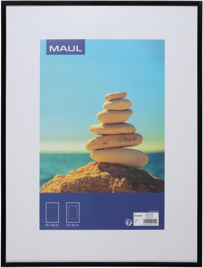 MAULart fotolijst, kunststof frame, ft 30 x 40 cm, zwart