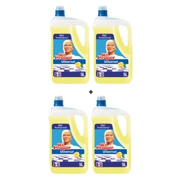 ACTIE MR PROPER 2X allesreiniger, citroen, 5L + GRATIS 2X allesreiniger, citroen, 5L