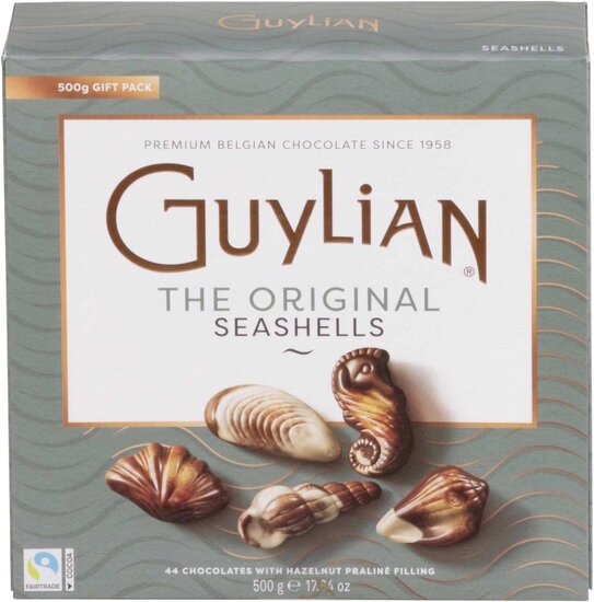 Guylian zeevruchten chocolade, doos van 500 gram