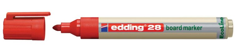 Edding Whiteboardmarker Ecoline e-28 rood