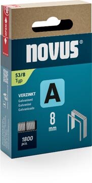 Novus nietjes A 53/8, doos met 1800 stuks