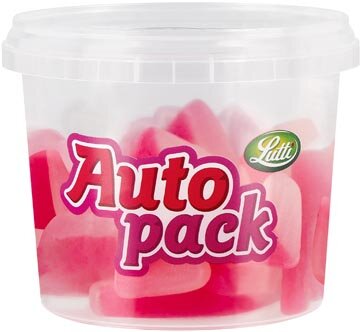 Lutti autopack snoep draculatanden, doos van 150 g