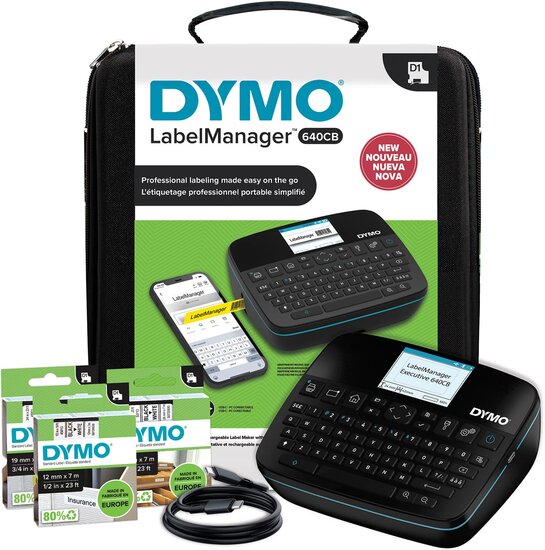 Dymo beletteringsysteem LabelManager Executive 640 CB, qwerty, kitcase