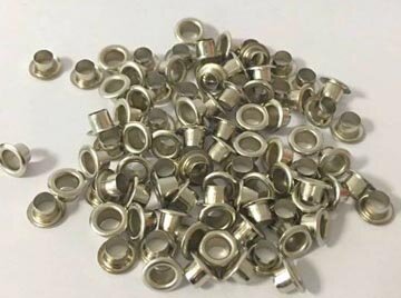 Graine Cr&eacute;ative metalen oogjes 7 mm, doos met 100 stuks