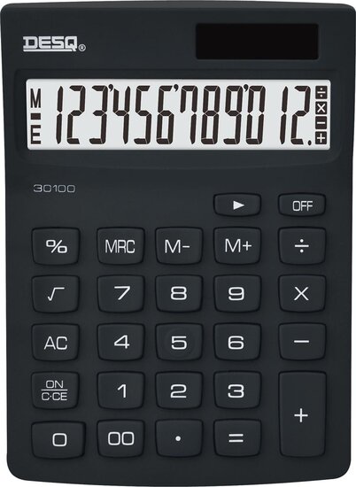 Desq bureaurekenmachine New Generation Compact 30100, zwart