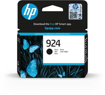 HP inktcartridge 924, 500 pagina's, OEM 4K0U6NE, zwart