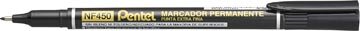 Pentel permanente marker NF450-A, zwart