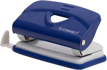 Q-CONNECT Light Duty perforator, metaal, 10 blad, blauw