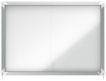 Nobo Premium Plus binnenvitrine, schuifdeuren met hoekslot, magnetisch, 8 x A4