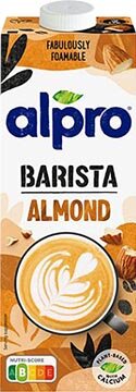 Alpro Barista plantaardige amandelmelk, 1 l, pak van 8 stuks