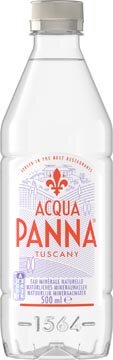 Acqua Panna mineraalwater, niet bruisend, fles van 50 cl, pak van 24 stuks