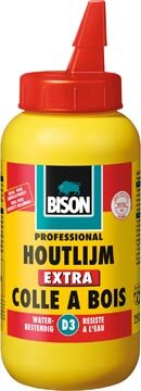 Bison houtlijm Extra, wit, flacon van 250 gram