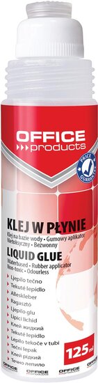 OFFICE products vloeibaar lijm, transparant, 125 ml