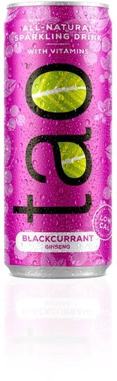 Tao Botanic Blackcurrant, blik van 25 cl, pak van 24 stuks