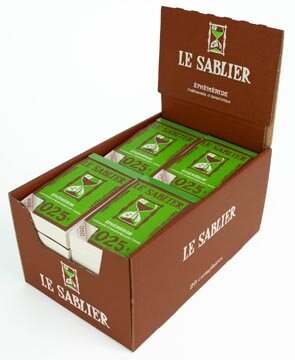 Dagblokkalender Le Sablier, display van 20 stuks, 2026