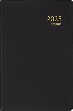 Brepols agenda Delta Seta 6-talig, zwart, 2026