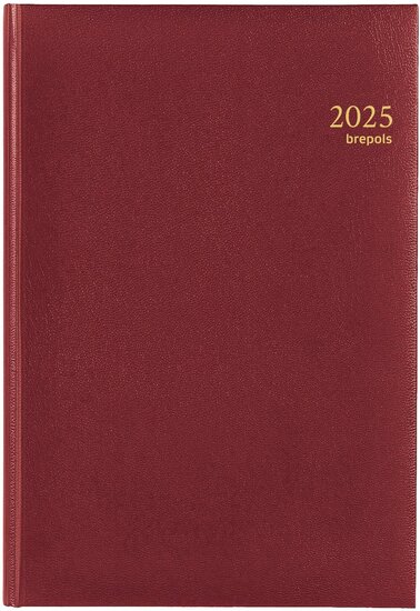 Brepols agenda Omega Lima 6-talig, bordeaux, 2026