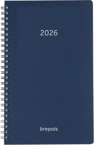 Brepols agenda Breform Polyprop 6-talig, blauw, 2026