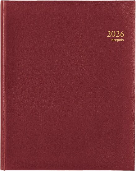 Brepols agenda Concorde Lima 6-talig, bordeaux, 2026