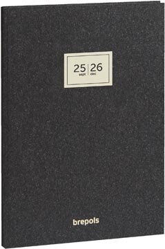 Brepols schoolagenda Weekly Notes Essenz, antraciet, 2025-2026