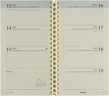 Brepols schoolagenda Interplan Genova vulling, 2025-2026