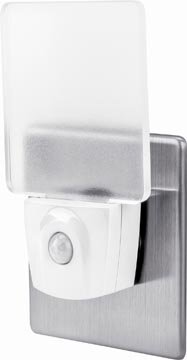 Integral oriëntatielamp, LED, met autosensor, op netstroom