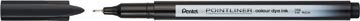 Pentel Pointliner fineliner S40, zwart